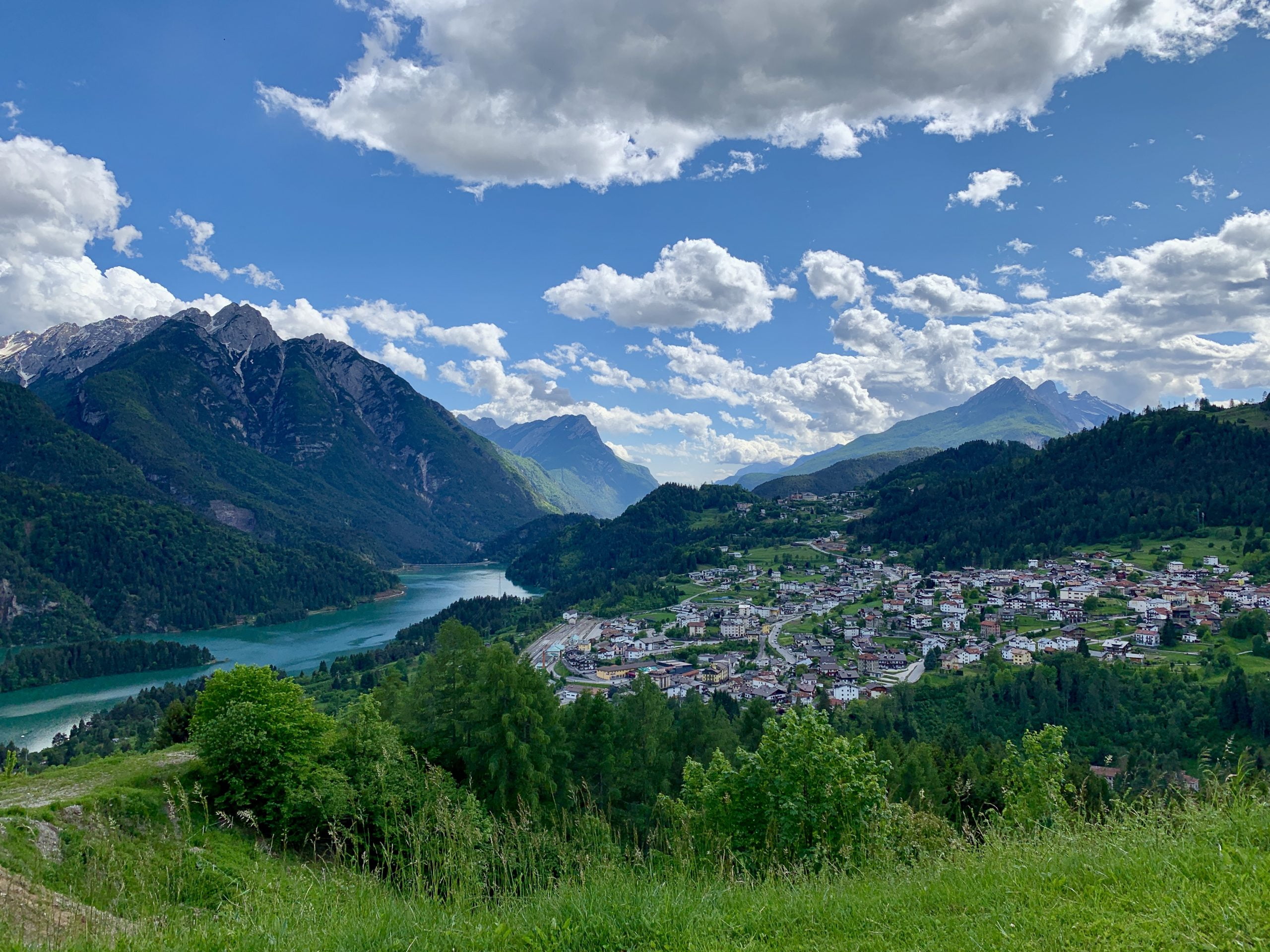 Panorama dalla chiesa di San Leonardo - Grea