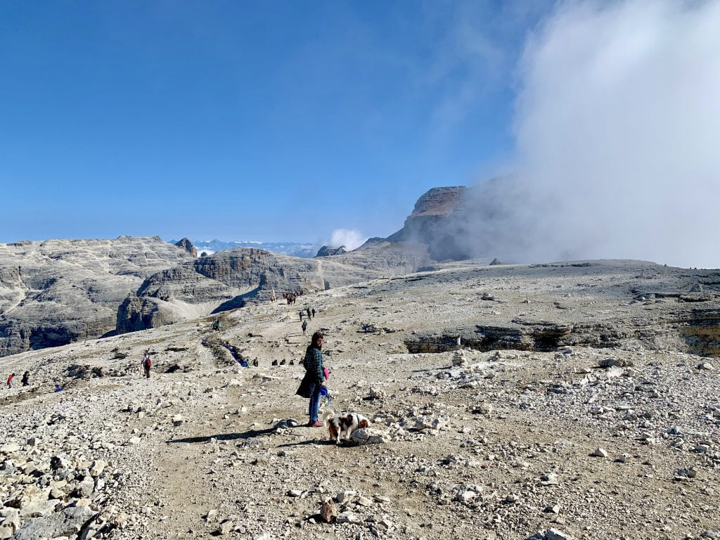 paesaggio lunare della Terrazza delle Dolomiti