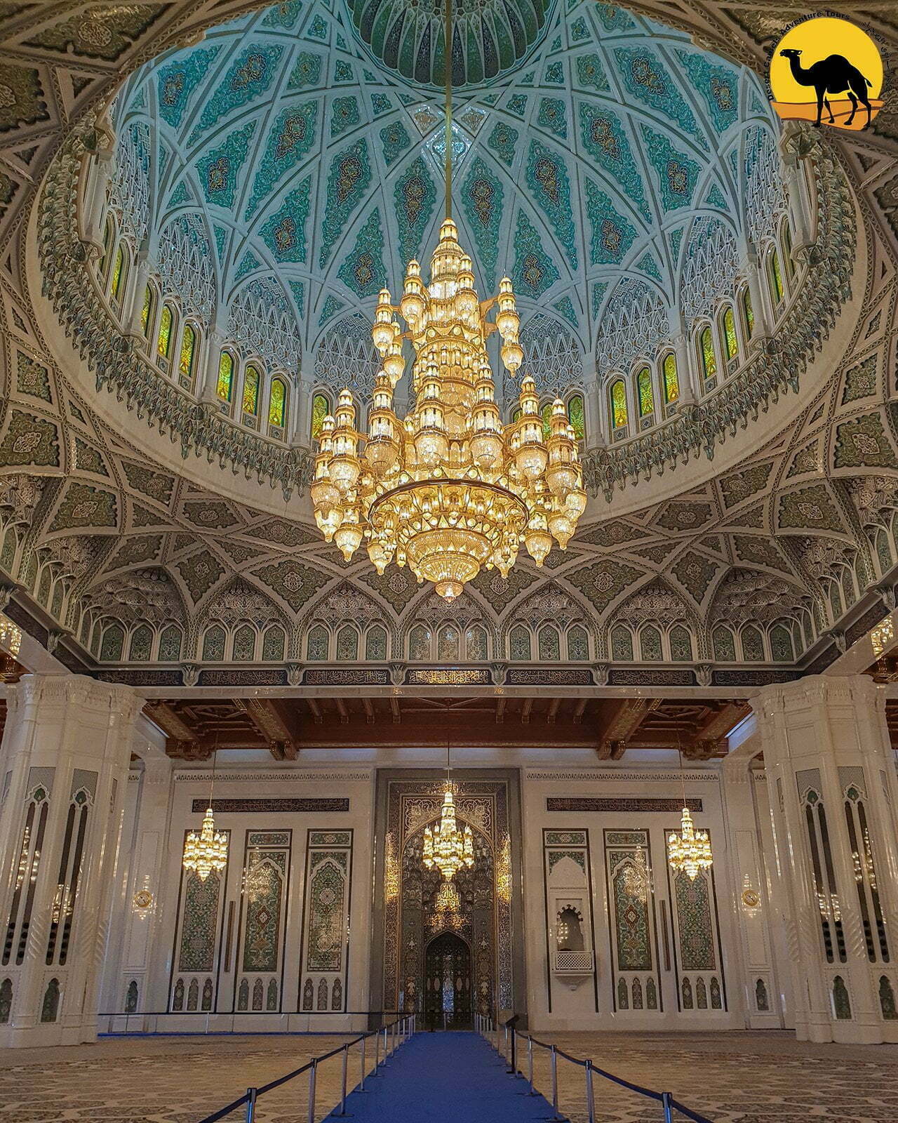 Grande Moschea del Sultano Qaboos a Muscat in Oman