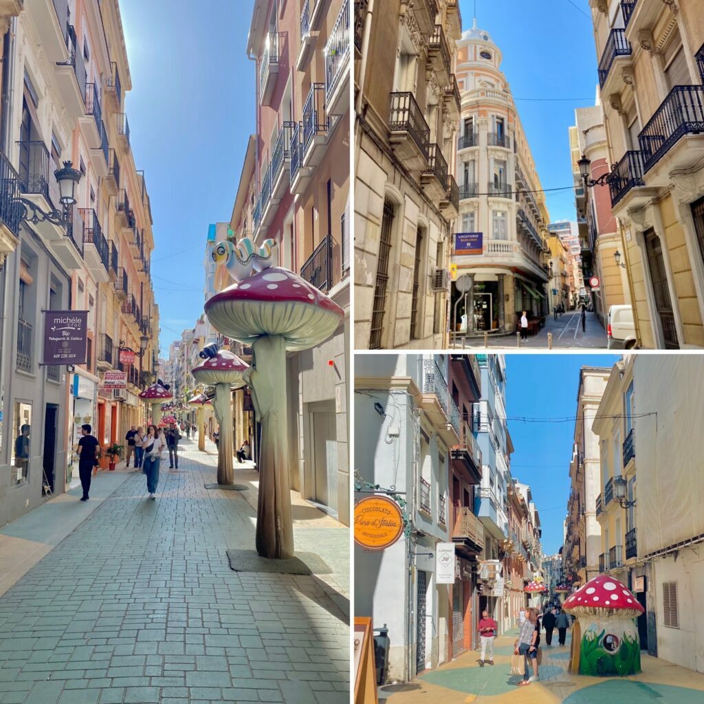 Vie del centro di Alicante