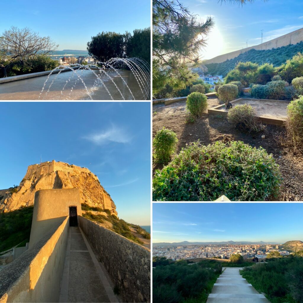 Salita al castello di Santa Barbara ad Alicante