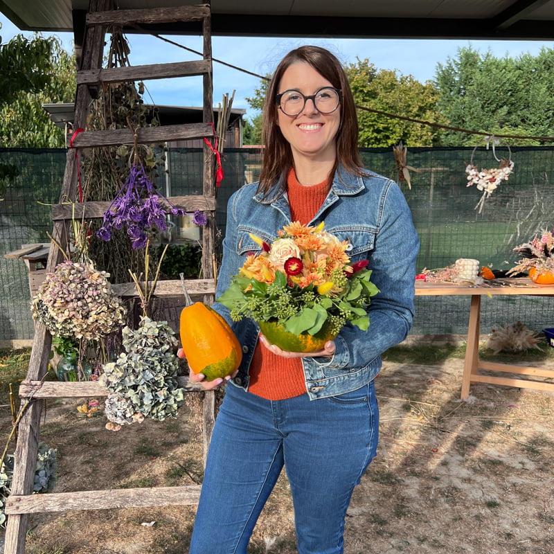 la zucca fiorita di Giulia Bean