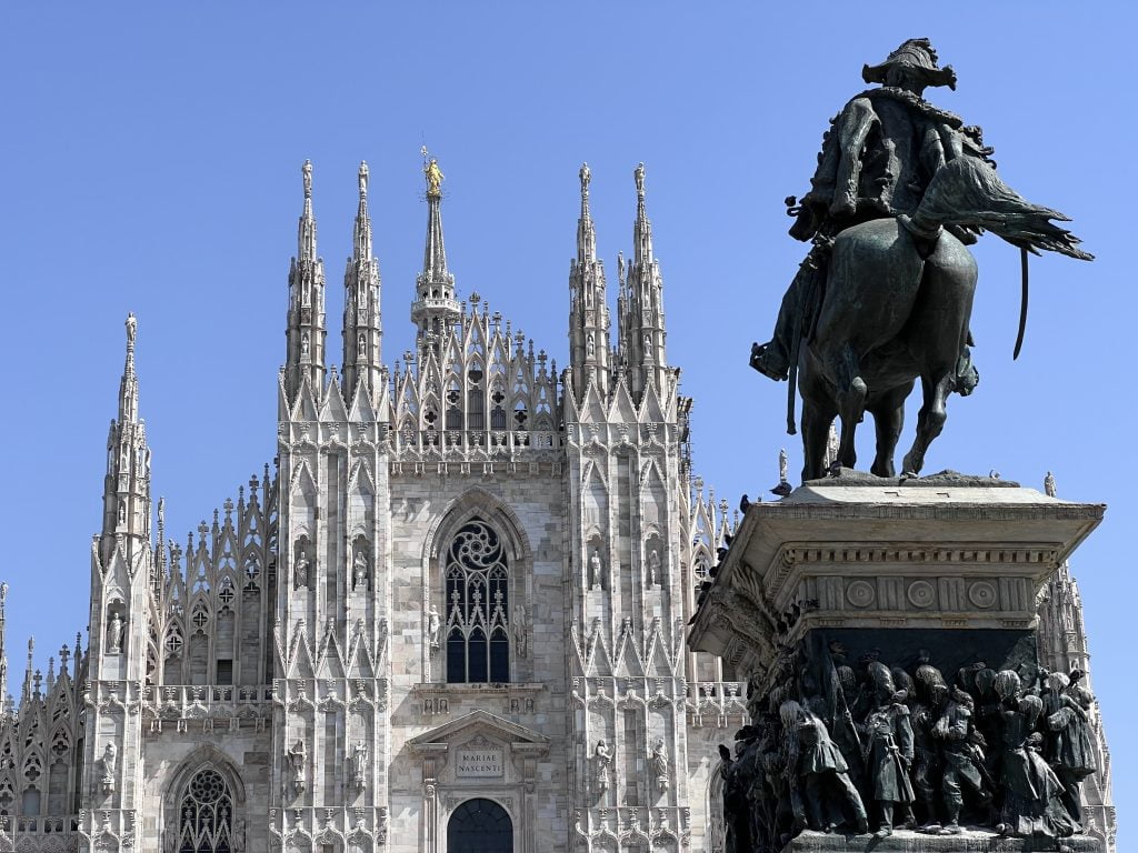 Duomo di Milano vista frontale